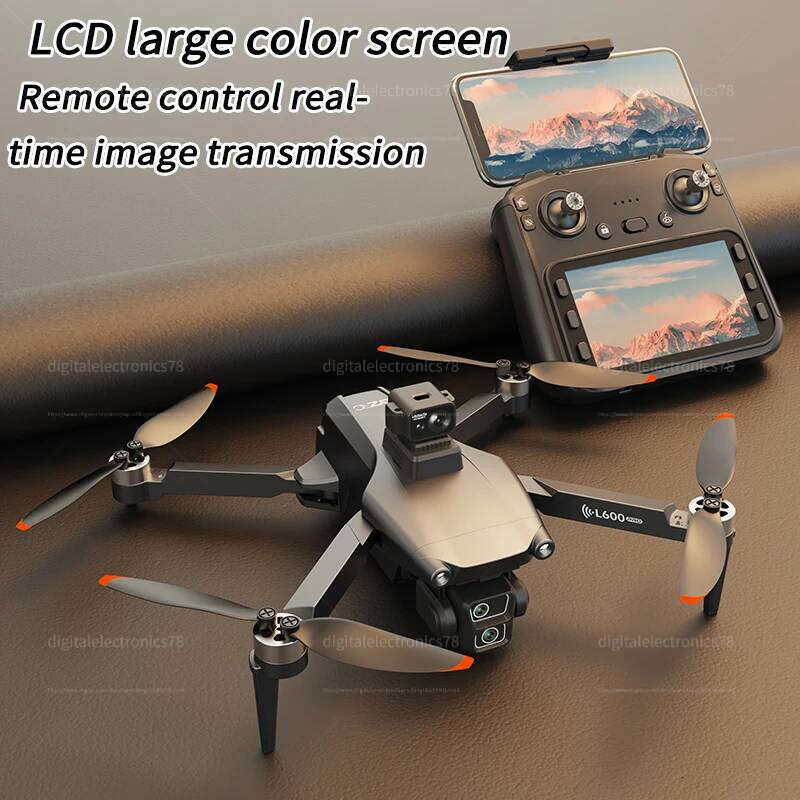 New L600 Pro-1 Max Drone 3-Axis 4K HD Dual Camera Brushless Motor With Laser Obstacle Avoidance GPS 5G WIFI Quadrotor Rc Dron drone with 4k camera
