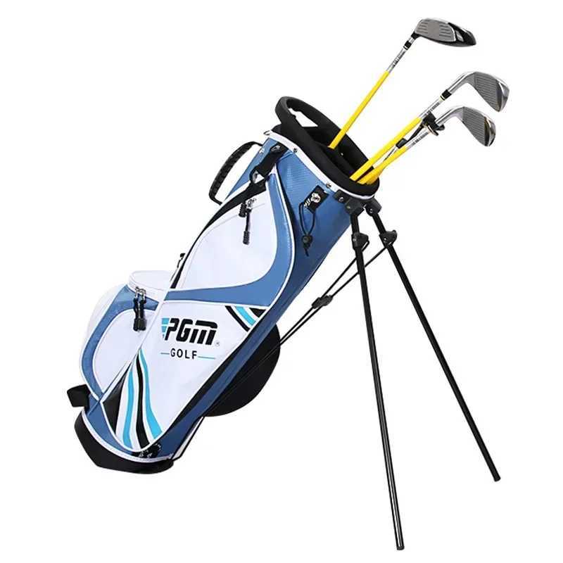 PGM Childrens Portable Golf Clubs Bag multifunction Bracket Stand Support Lightweight Golf Bagpack Children Golf Bag QB028 J251008