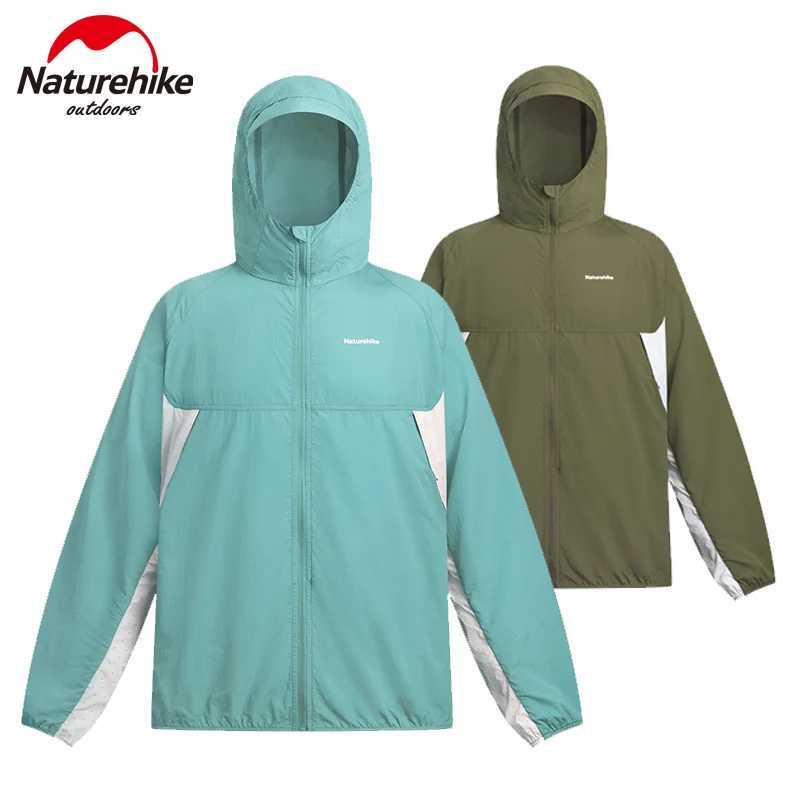 Naturehike Men Womens Jacket Sun Protection Windbreaker Camping Outdoor Rain Coat Quickdrying Portable Climbing Clothes Hooded J251008