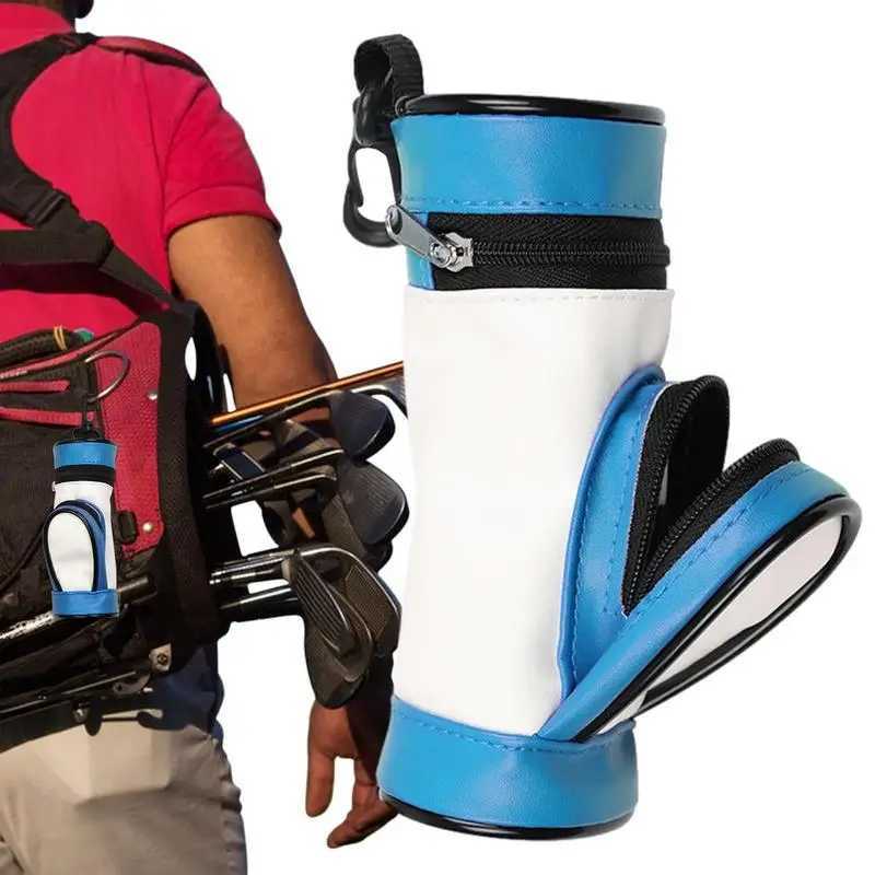 New Outdoor Men And Women Golf Ball Storage Bag High Quality Pu Leather Golf Bag Hold 3 Golf Balls Accessories J251008