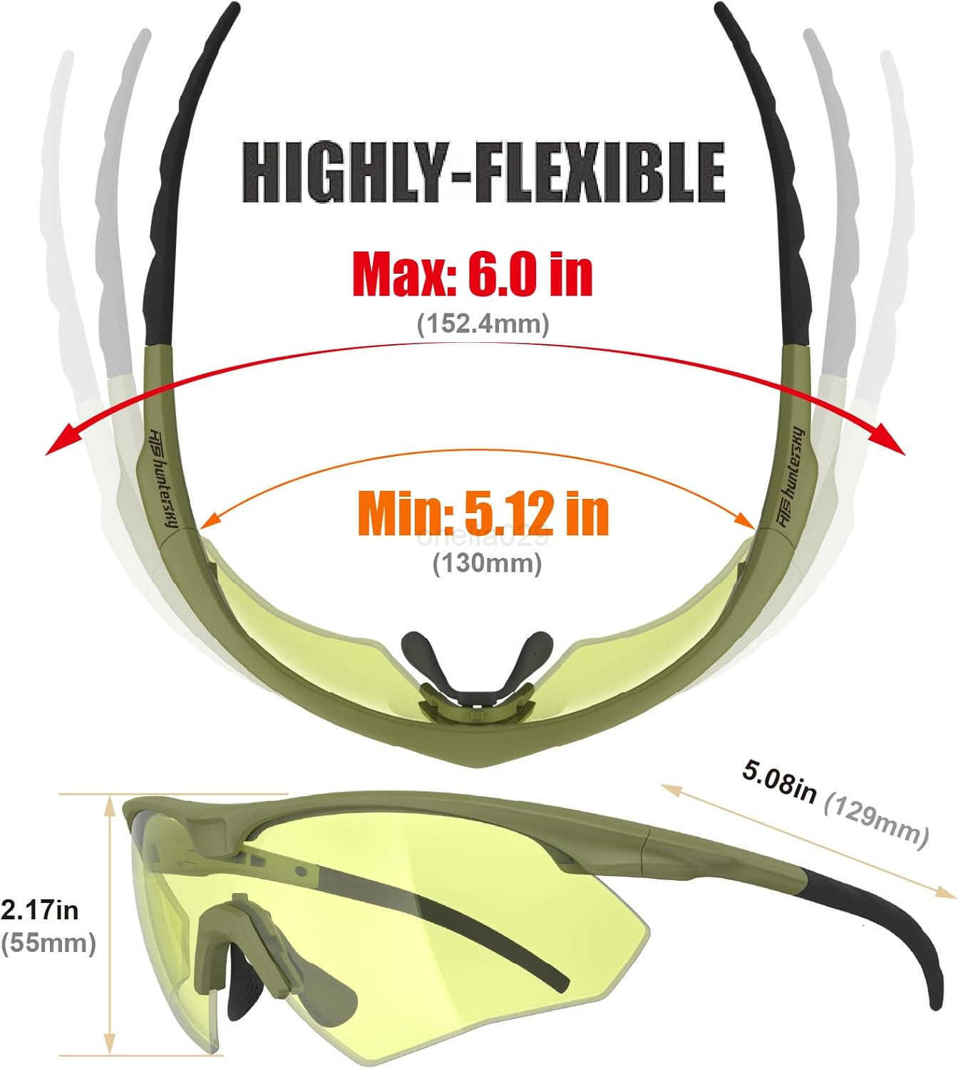 anti fog Shooting Range Safety Glasses Ballistic eye protection Hunting Airsoft Riding Pickleball W251008