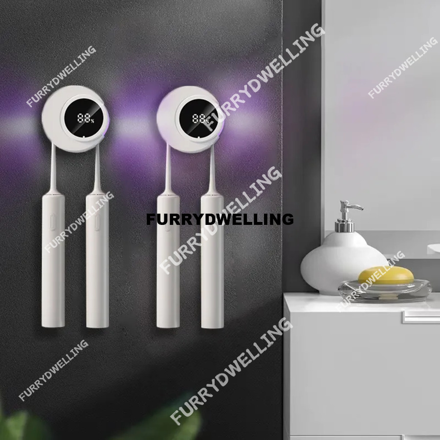 Smart Sterilizer Wall Mounted Toothbrush Holder Dwe74 With 2 Brushes Yq-S02