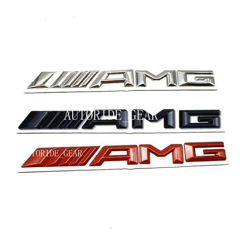 Metal Car 3D Rear Letter Utor28 Emblem Trunk Sticker For Mercedes Benz AMG C E S GLE GLS CLC Class W204 W203 W205 W124 W221 W213 W212