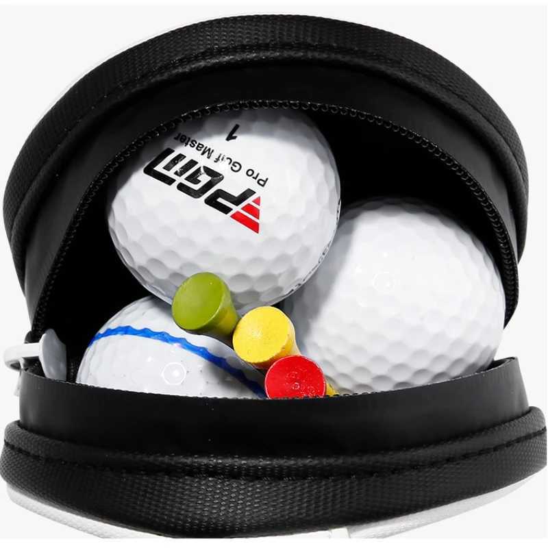PGM Mini Small Golf Ball Bag Waterproof Portable Can Hold 3 Balls Storage Bags Accessories SOB011 J251008