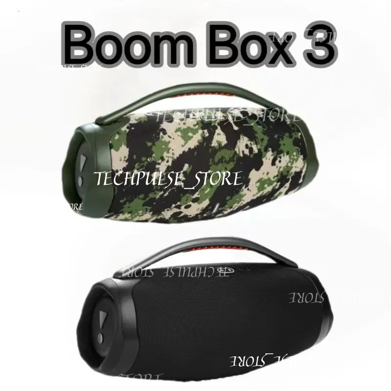 Speakers Boombox 3 Outdoor Portable Bluetooth TF Card USB FM AUX Large Capacity Battery TWS Wireless tech73 Subwoofer Speaker