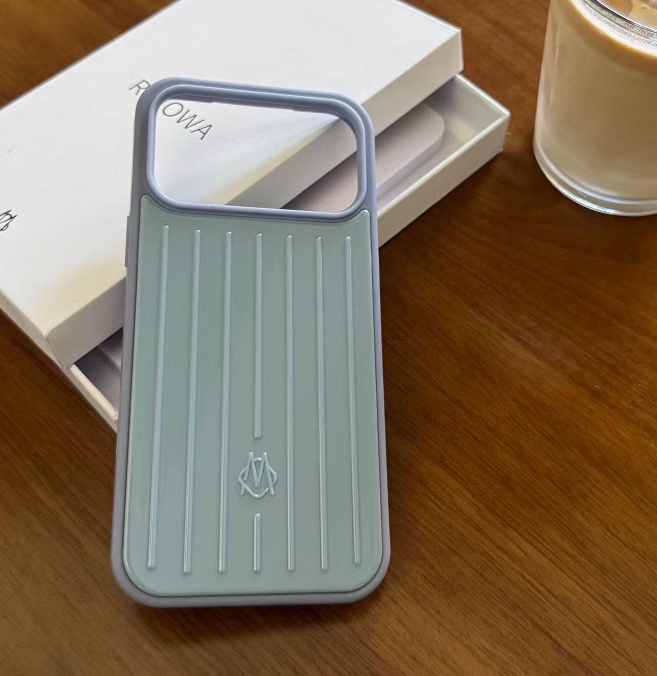 RIM Phone Case Suitcase Designer iPhone Case for Apple iPhone 17 Pro Max case 17 pro 16 15 14 13 Polycarbonate Aluminum Alloy MagSafe Weave Back Cover
