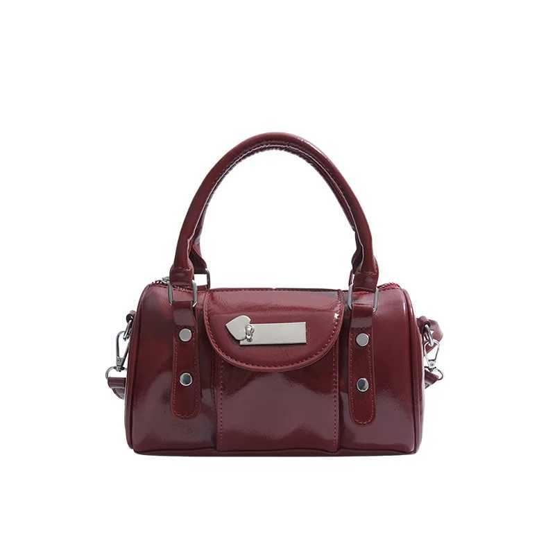 Designer Highend Wens Handbags 2025 New Textured PU Leather Cylindrical Single Shoder Bag Large Capacity Cmuting Crossbody Bags1 Y251120