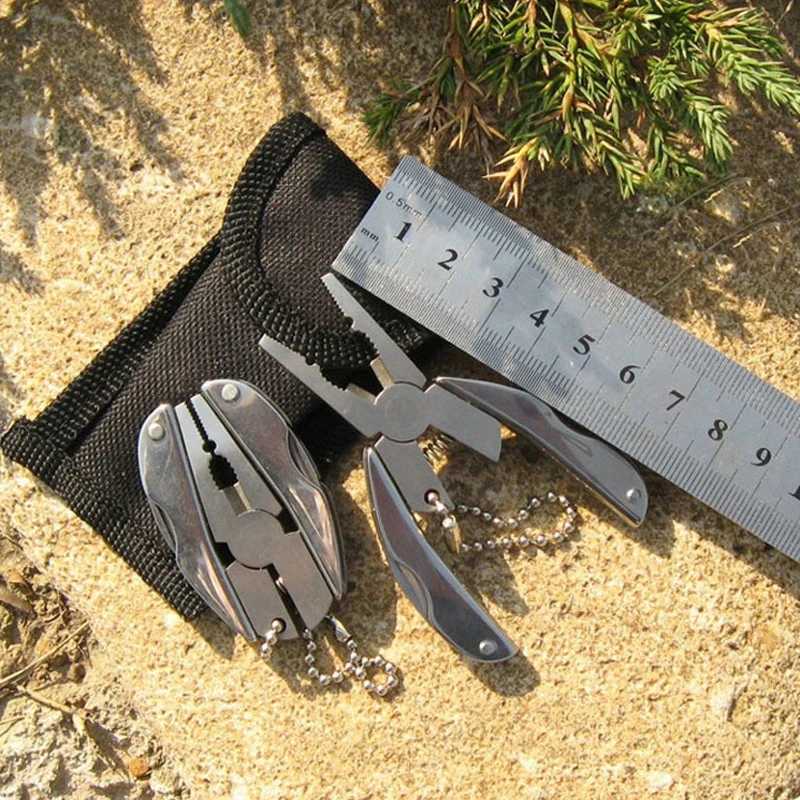 Multifunctional Pliers Mini Foldable Stainless Steel Knife MultiPurpose Combined Tool for Outdoor CampingCamping Accessories J251121
