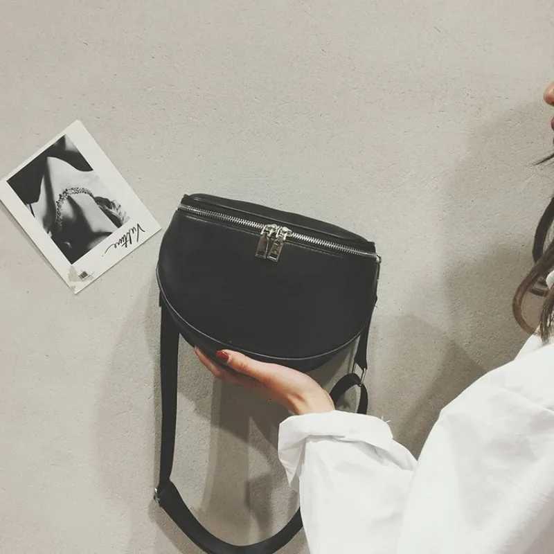 PU Phone Pouch Casual Zipper Fashion Unisex Belt Bag Solid Color Shoulder Totes Simple Portable for Shopping Travel Daily SportT251007