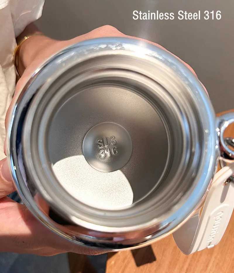 620ml Fashion Stainless Steel 316 Braised Flask Portable Thermal Lunch Box Stew Beaker Adult Students Vacuum Flask Travel Tumble C251008