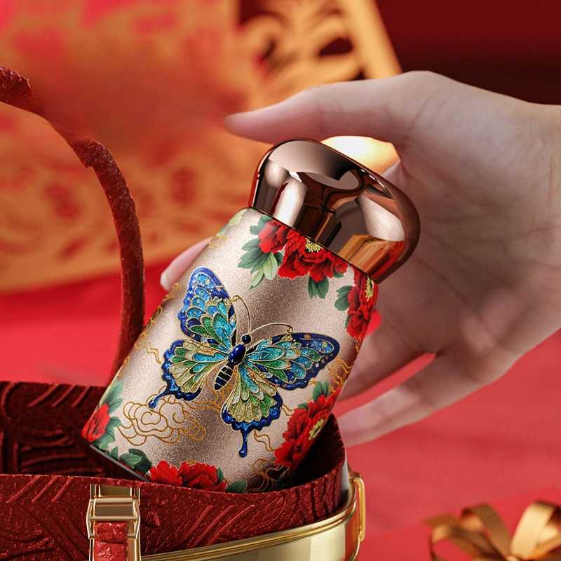 2025 New Mini Ceramic Thermos Cup Compact Portable Intelligent Temperature Lasting Insulation Small Capacity Water Cup C251008