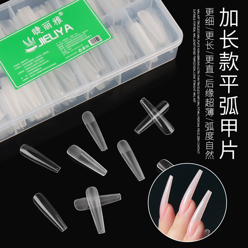 Nailpop 300PCS Soft Gel X Nail Tips Full Cover Coffin Stiletto Fake Nails Extra Short Almond Square Soak Off Gel False Nail Tips 250627