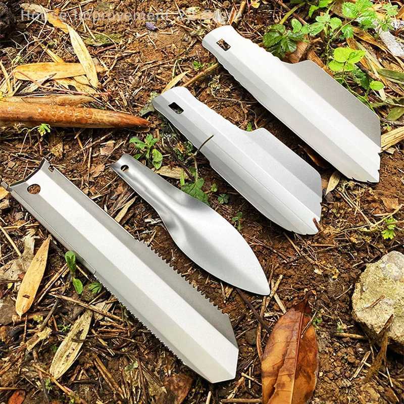 Titanium MultiTool Shovel Multifunctional Carry Bag Multipurpose Shovel Garden Hand Tool Lightweight Digging Shovel Survival J251121
