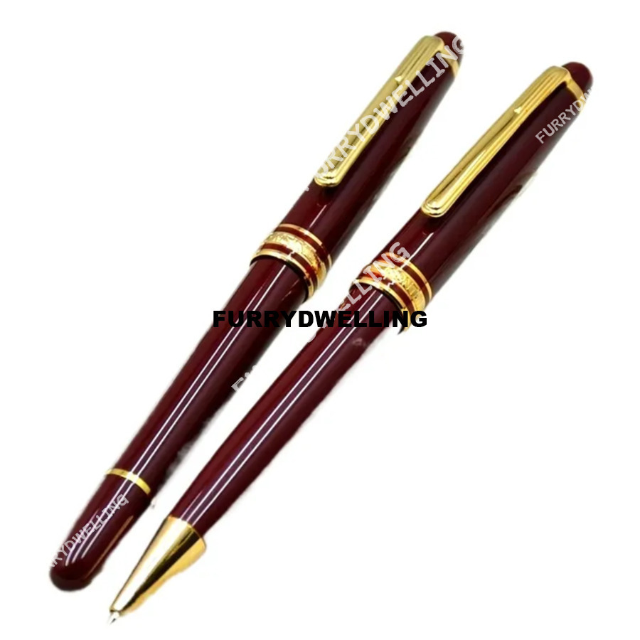 Wholesale Dwe74 Msk-163 Black And Wine Red Rollerball Ballpoint Fountain Pens Writing Office School Supplies With Series Number Iwl666858