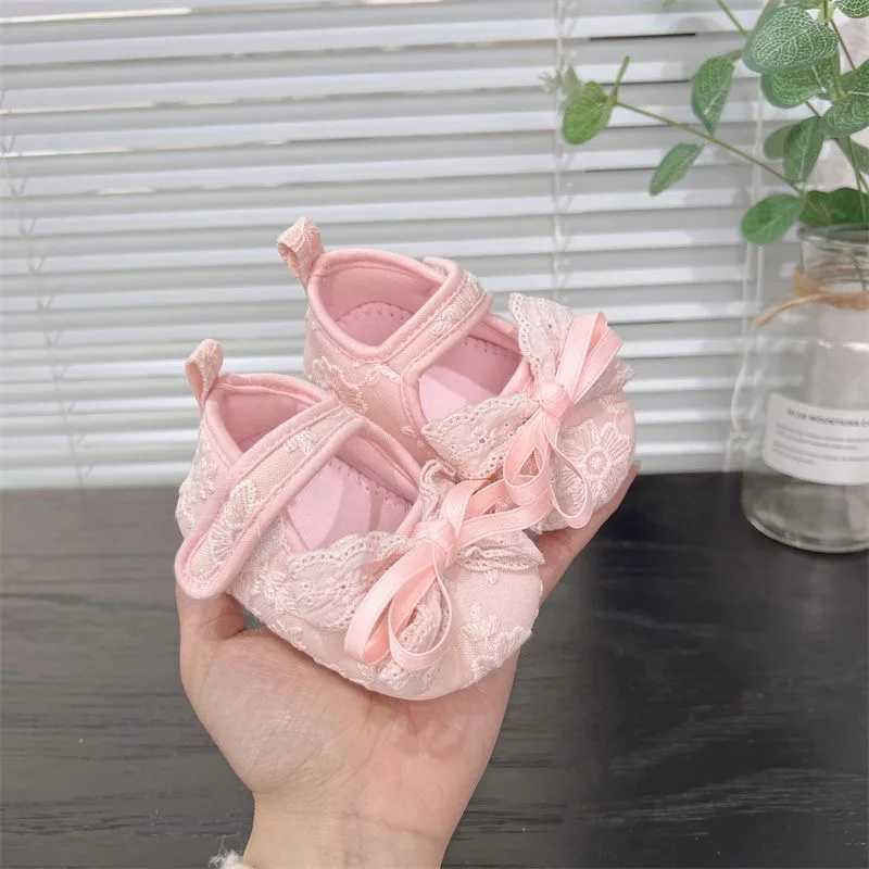 SpringSummer Comfortable Cute Girls Walking Shoes Newborn Baby Soft Sole Mary Jane Birthday Party Flat Shoes Adjustable Stra C251008