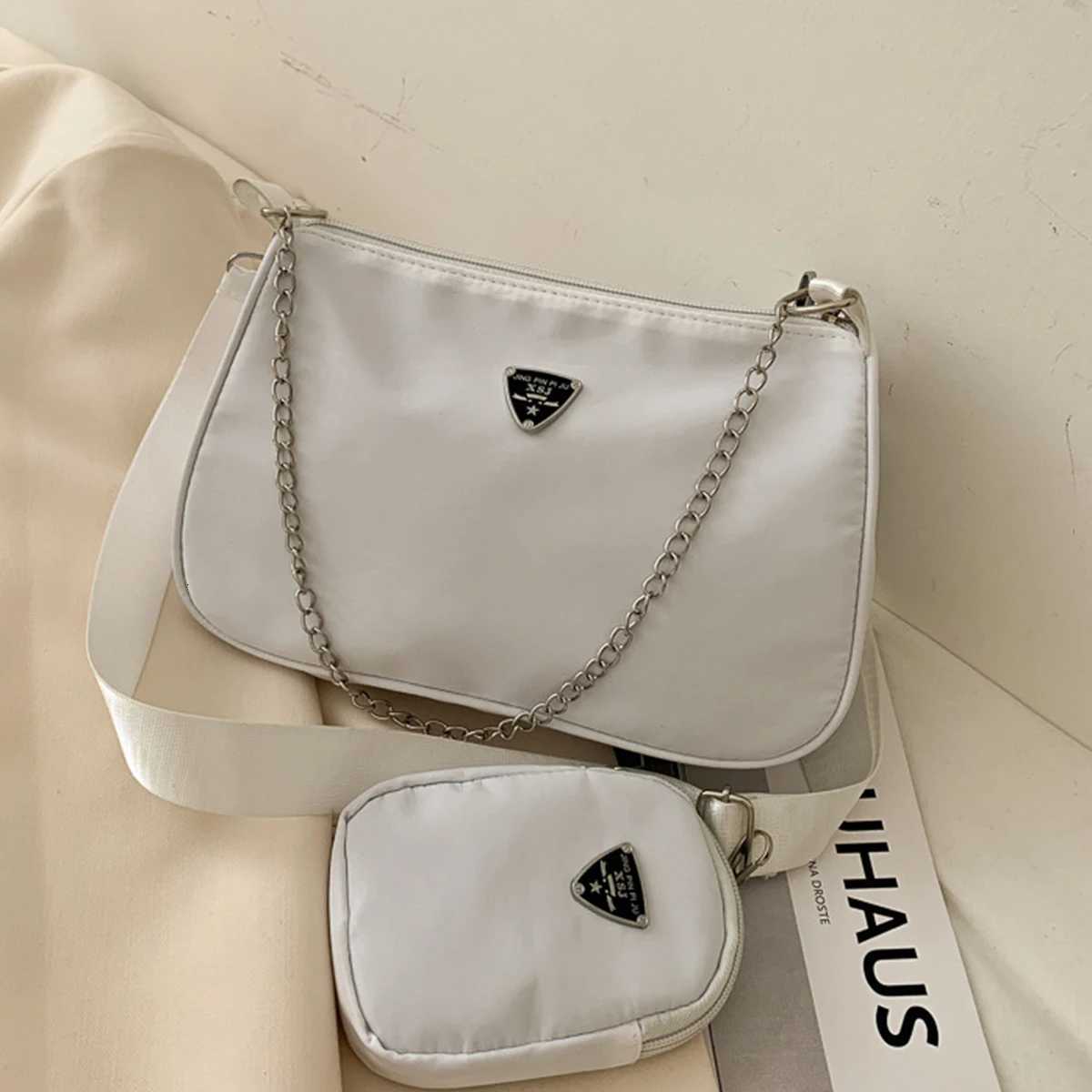 2025 Nylon Crossbody Bag For Women Fashion Portable Casual Underarm Bag Students Cross Body BagT251007
