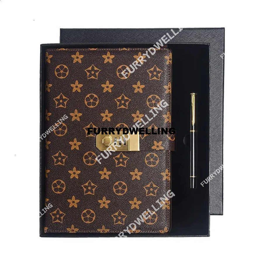 Wholesale A5a6 Password B5 Lockable Business Office Cute Record Book Dwe74 Study Notebook Journal 250818