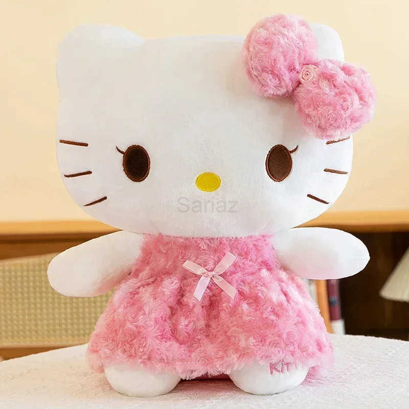 Sanrio 65cm Hello Kitty Kawaii Rose My Melody Plush Toy Anime Cartoon Anime Big Size Soft Stuffed Doll Pillow Kids Birthday Gift L251008