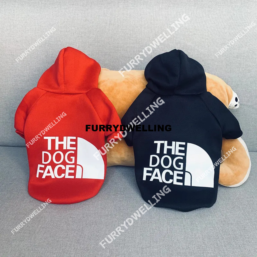 Letter Print Hoodie Stylish Dwe74 Pet Sweatshirt Small & Large Dogs, Comfortable Dog Apparel For All Breeds