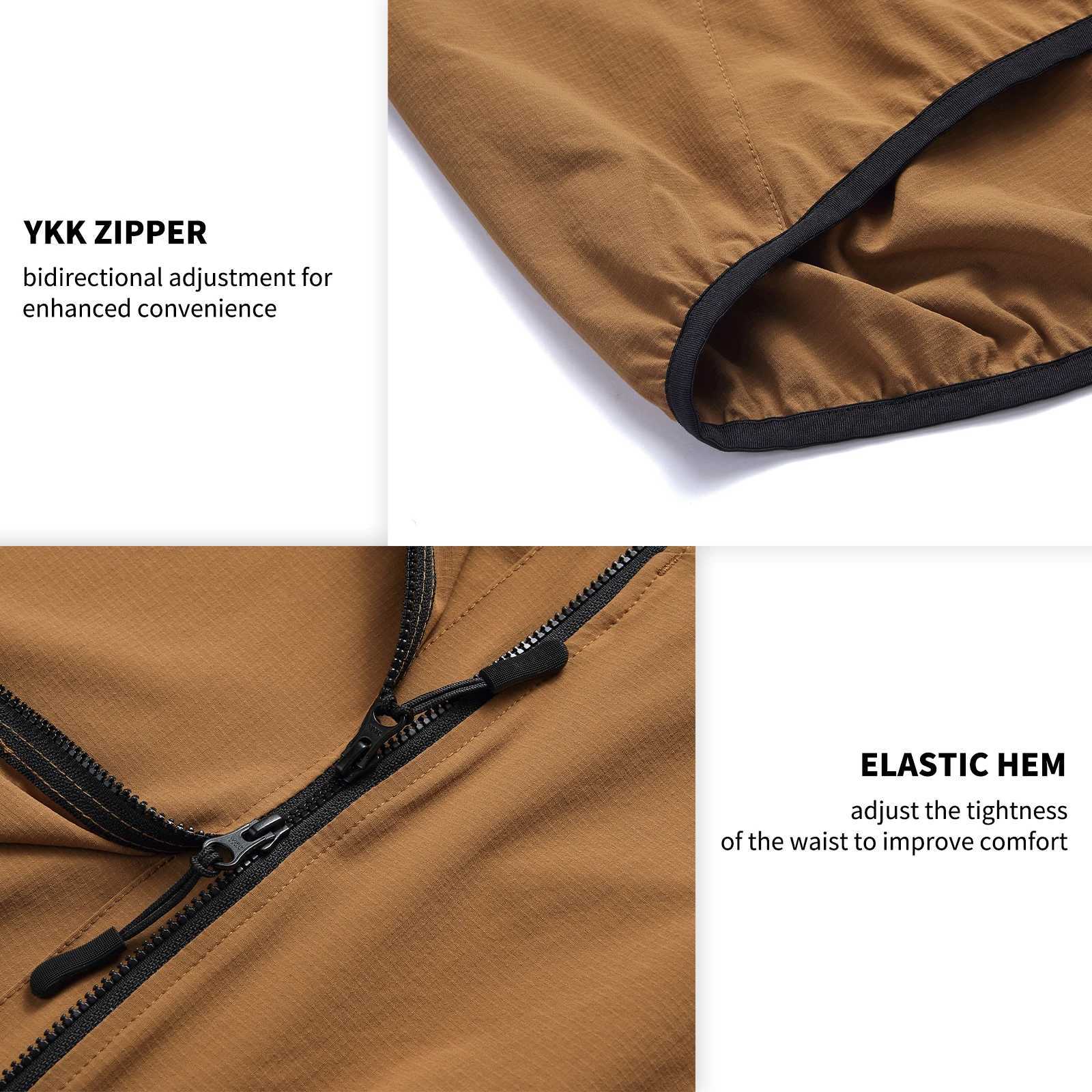 WOSAWE Summer Bike Jacket Waterrepellent Cycling Jacket Outdoor Hiking Fishing Sportswear Sun Protection Long Jersey YKK Zip J251008