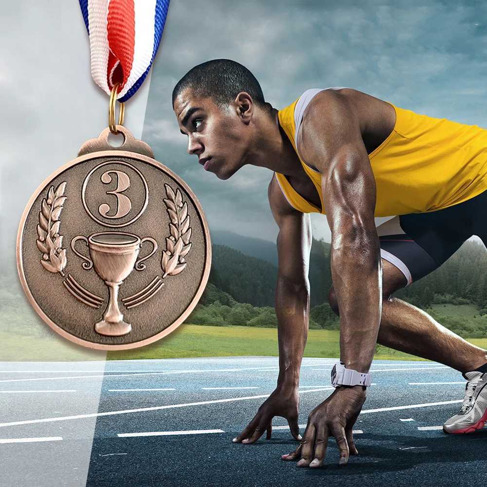 Zinc Alloy Award Medals Gold Silver Bronze Prizes Award Soccer Football Medals for Championship Cheerleading Sports Cpetition Y251008