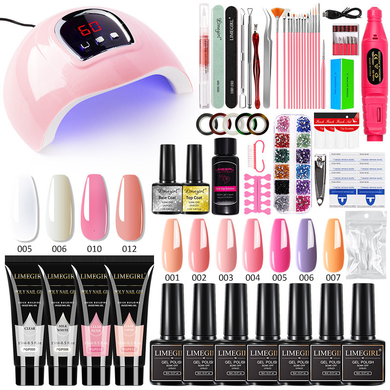 Limegirl Nail Extender Set Phototherapy nail polish Gel Set Manufacturer Nail Shop