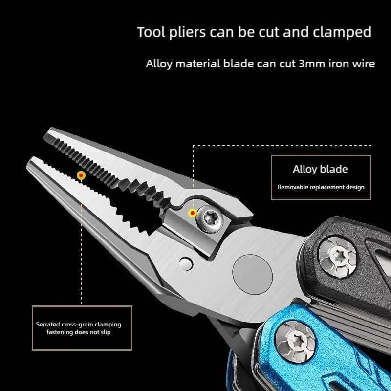 Portable Multifunctional Wrench Hammer Outdoor Camping Emergency Tools Combination Stainless Steel Folding Nail Hammer J251121