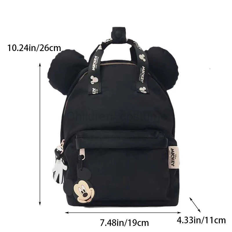 Disney 2025 New Fashion Mickey Mouse Backpack Lightweight Schoolbag For Kids Cut Backpack For Kindergarten Unisex H251008