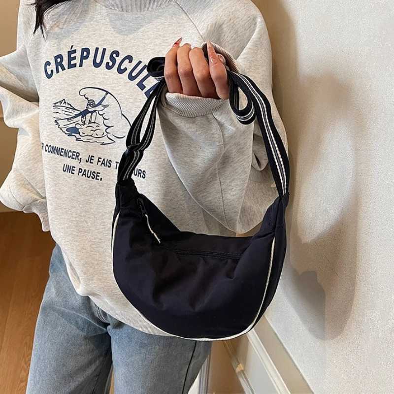 Womens Messenger Bag Fashion Ladies Nylon Hobos Small Shoulder Bags Vintage Female Girls Purse Cloth HandbagsT251007