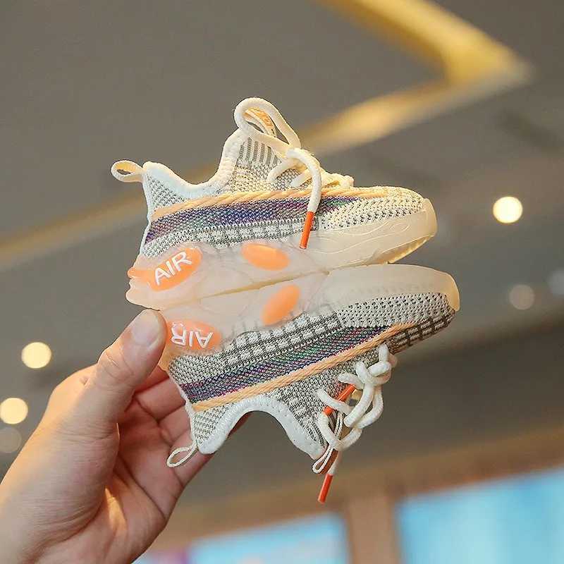 CHIldrenS Iightweight Casual Shoes Breathable Woven First Walkers Soles For Babies Boys Girls Non Slip Outdoor Sports C251008