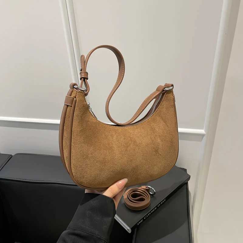 Designer Brand Designer PU Leather Suede Pahwork Wens Shoder Bag Crossbody Bag Hobos Handbag Y251120