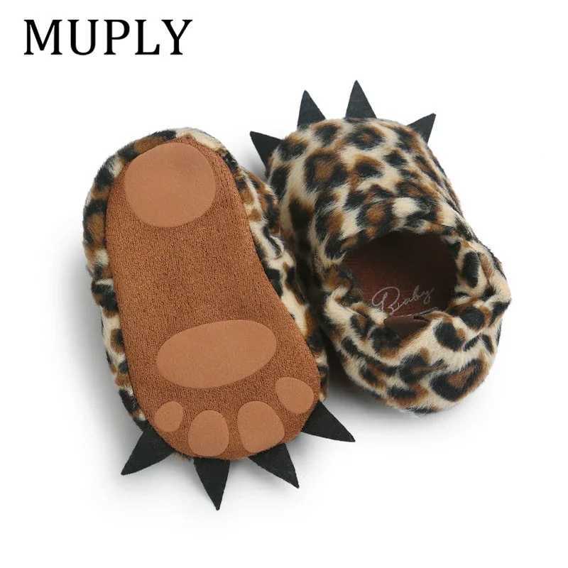 Cute Modeling MUPLYPaw Baby Warm Slippers 2025 Winter Baby Boys Girls Shoes First Walkers Baby Clothing For 018M C251008