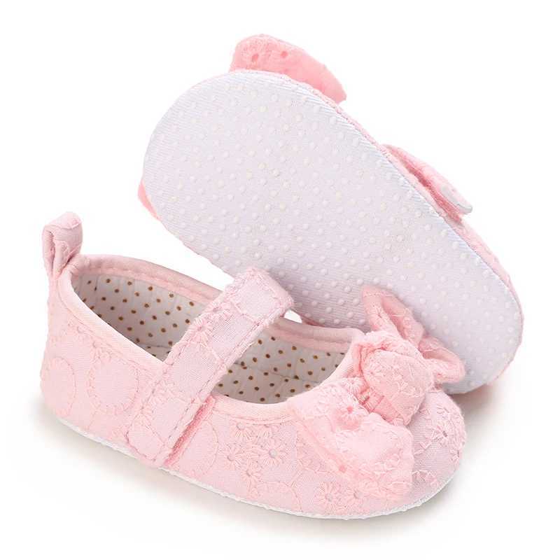 Spring And Autumn Baby Walking Shoes 100 Day Old Anti Slip Lace Baby Princess Soft Soled Walking Shoes C251008