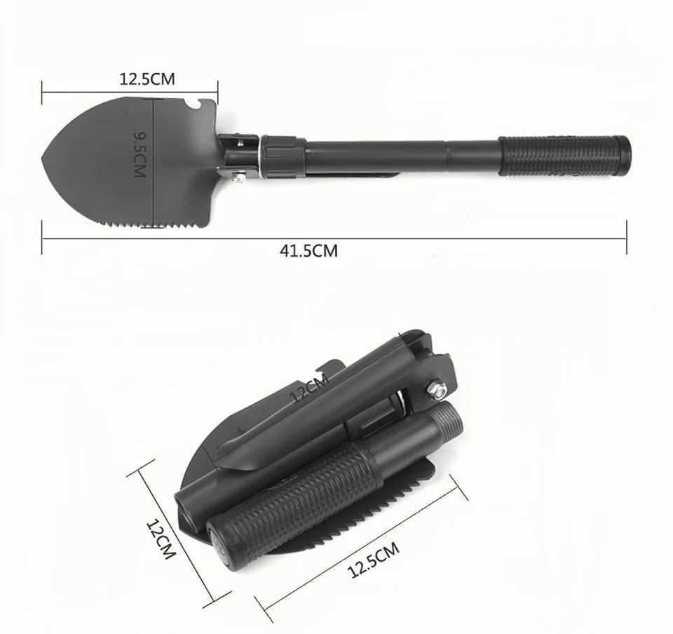 Multifunction Shovel Camping Survival Folding Shovels Outdoor Tactical Shovel Hiking Outdoor Garden Hoe Digging Tool Kit J251121