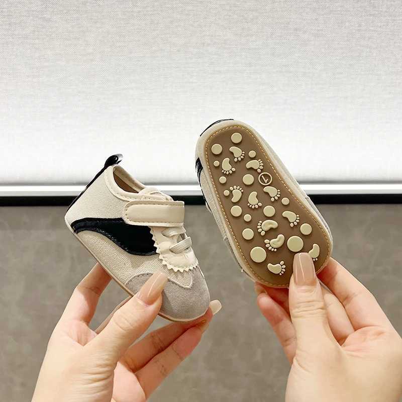 Newborns Baby Sports Shoes Striped Baby Casual Shoes Anti Slip Shoes for Centenarians Boys and Girls Aged 018 Months C251008