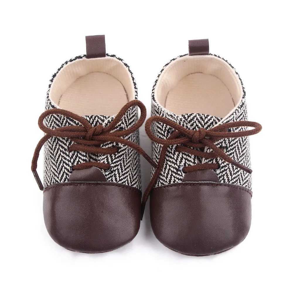 Spring and Autumn 2025 New Style Boys Baby Shoes with Front Laces Casual British Style Baby Shoes for Learning to Walk D2669 C251008