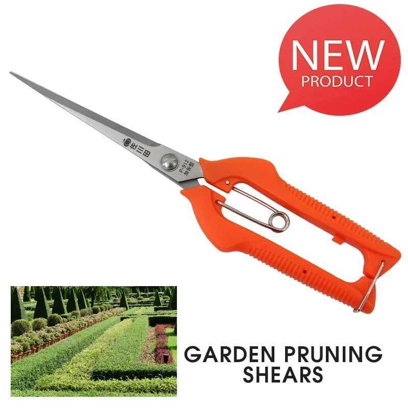 Extended Pro Garden Pruning Shears Orange Bonsai Tree Flower Scissors Hand Clippers Snips For Gardening Tools 128Cm J251121