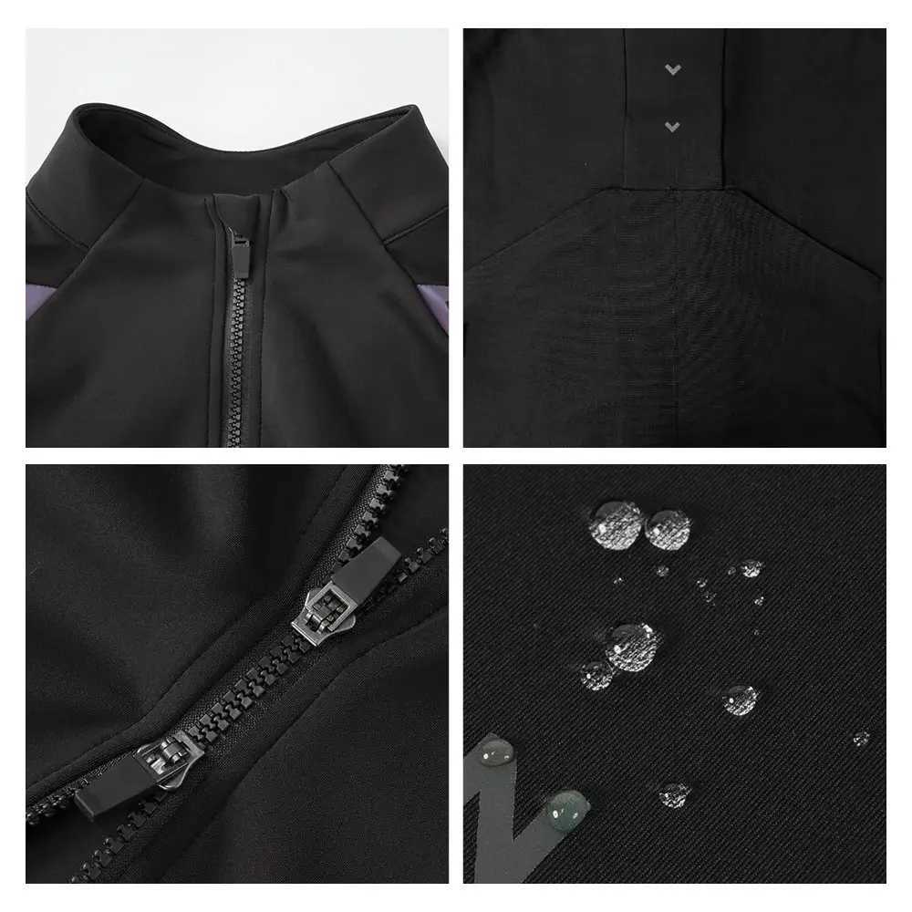 RION Cycling Jackets Mens Coats Winter Thermal Fleece Windbreaker Waterproof MTB Bicycle Clothing Bike Jacket Motorcycle Riding J251008