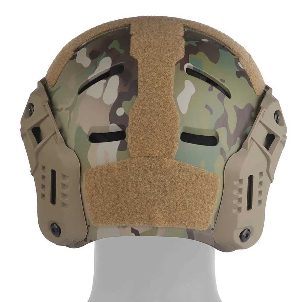 Tactical MK Training Helmet Dual Softlined Paintball Protective Suspension System Multifunctional Rail Fit C251008