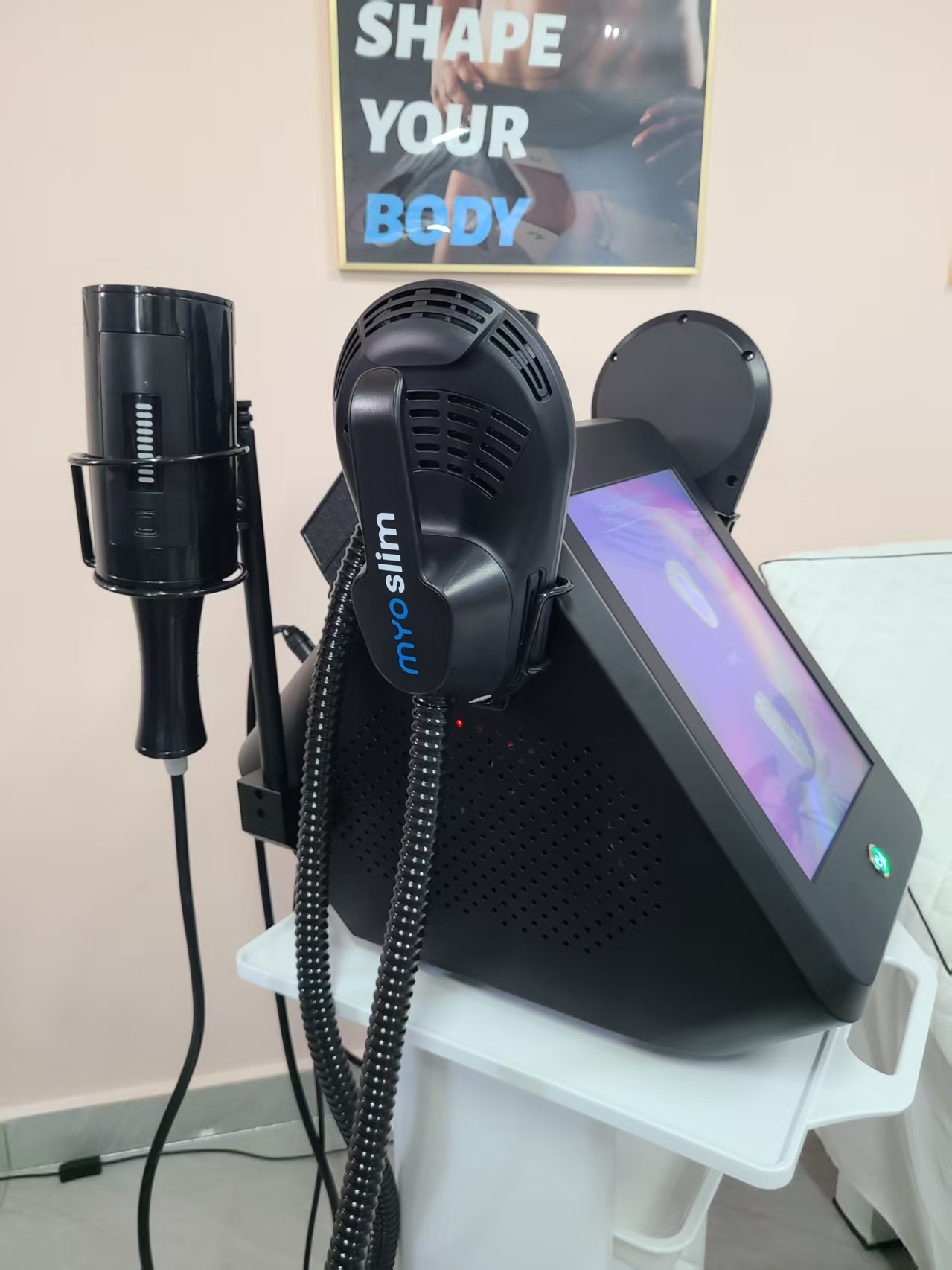 HOT Professional EMS Roller Body Slimming Machine 360° Rotating Fat Burning Weight Loss Skin Lifting Beauty Salon and Spa Sculpting Device