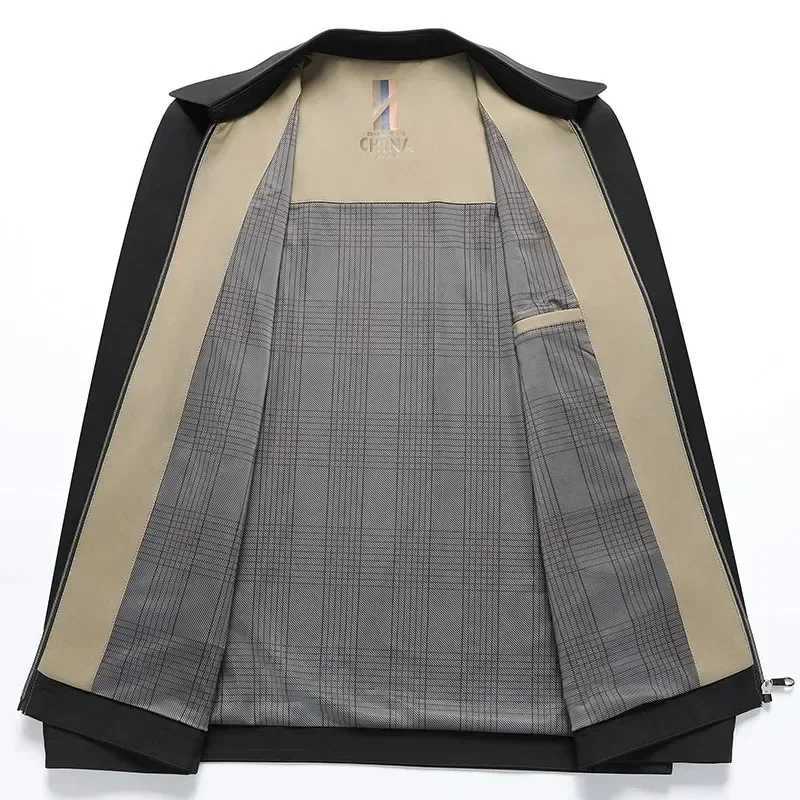 Smart Casual Mens Suit Jacket High Quality Outwear Coats Men Casual Waterproof Jackets Spring Autumn Solid Color Business Coat J251008