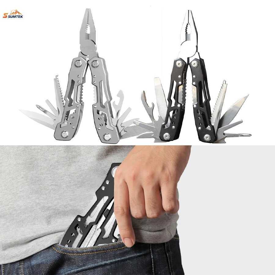 Portable Fold Outdoor 14In1 Pocket KnifeStainless Steel Folding Multifunction Tools Emergency survival Knife Pliers J251121