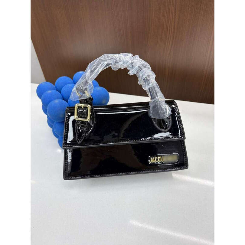 High-end designer bag Luxury Bags Small Square Niche Patent Leather Shiny Handbag Letter Underarm Shoulder Crossbody Bag Trendy Handbags tote purse