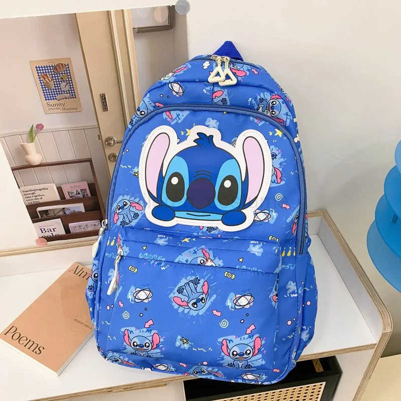Disney Stitch Leisure Backpack for Elementary School Boys and Girls Junior High School Backpack Outdoor Leisure Travel Backpack Cute H251008