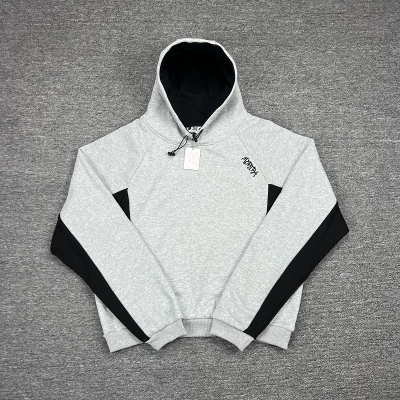 Designer Men's Mertra Cotton Hoodies embroidery Splicing Fleece Harajuku Retro Casual high street men loose Letter running pantalon hoodie Women 