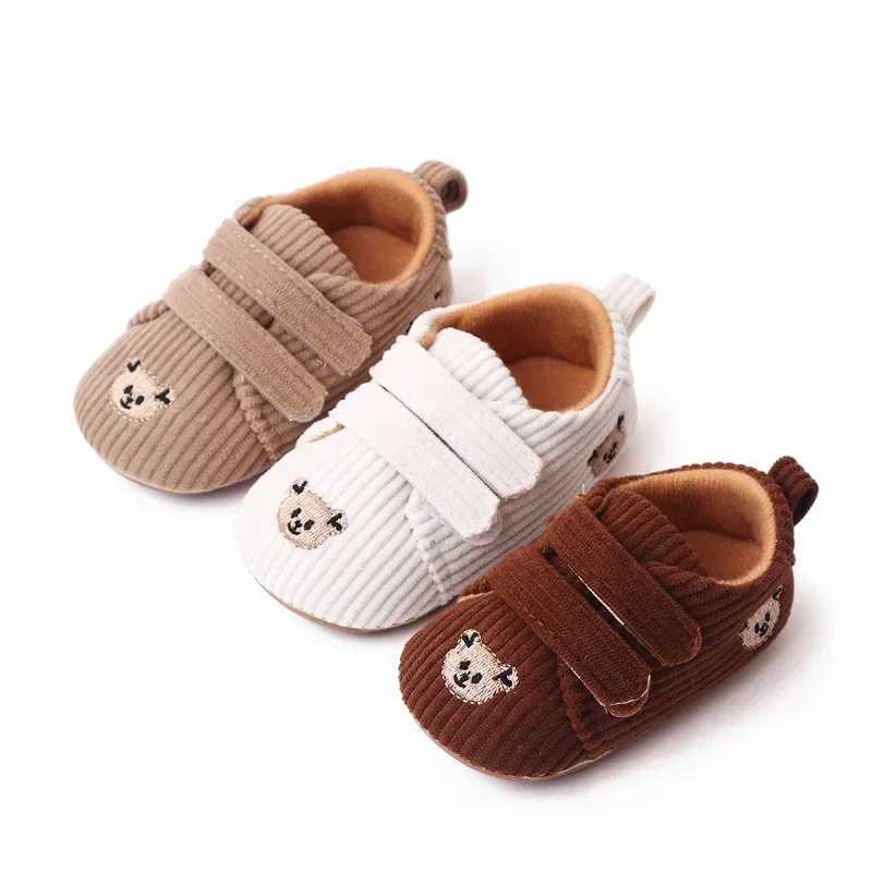 Cartoon Bear Shoes Casual Anti Drop Baby Shoes Soft Sole Baby Girls Boys Walking Shoes Infant Toddler First Walkers C251008
