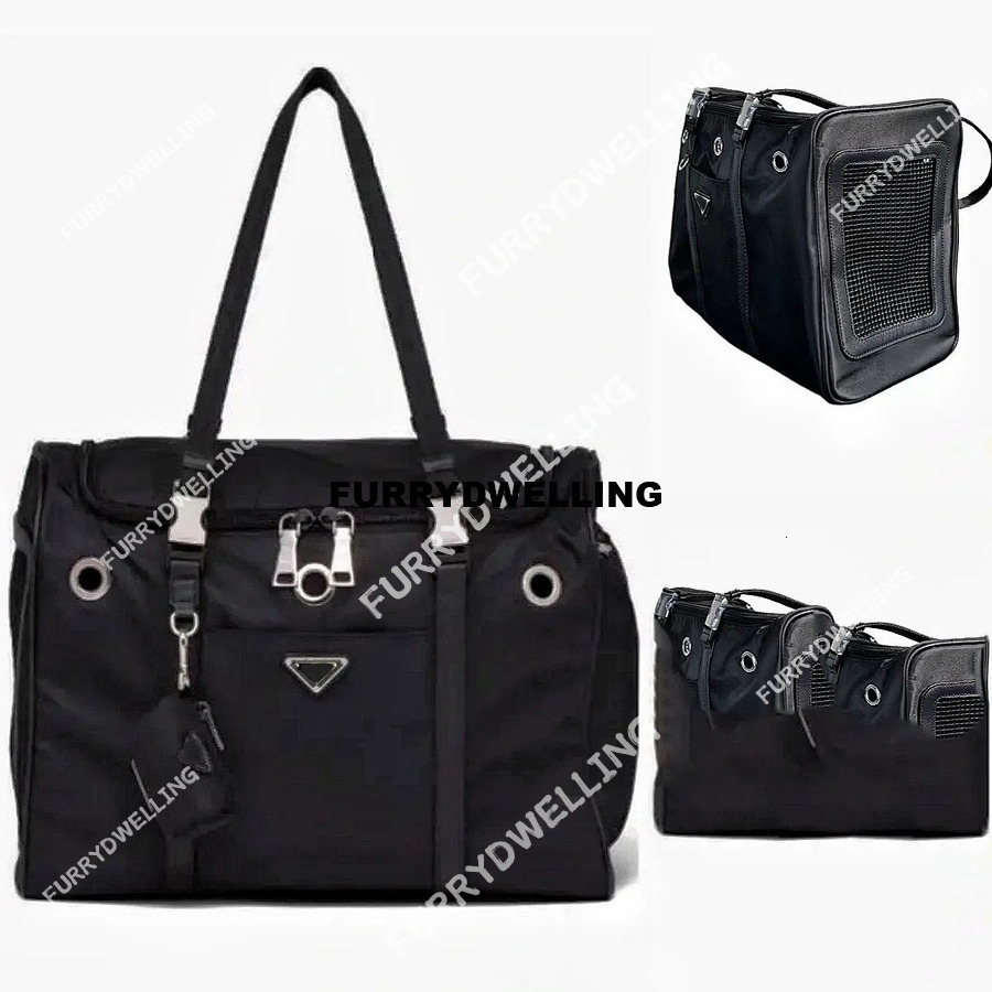 Designer Carrier For Small Dog Black Totes Bags Cat Carrying Waterproof Dwe74 Backpack Pet Outing Bag With Fashion Letters Large Size