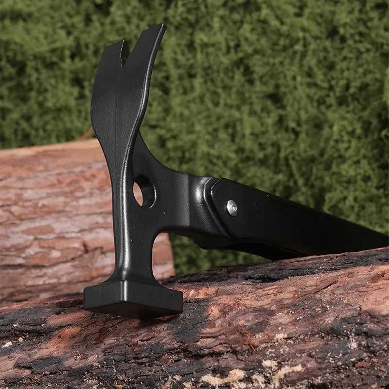 Multifunctional Camping Hammer Outdoor Mountaineering Portable Tools Nail Hammer Tent Ground Nail J251121