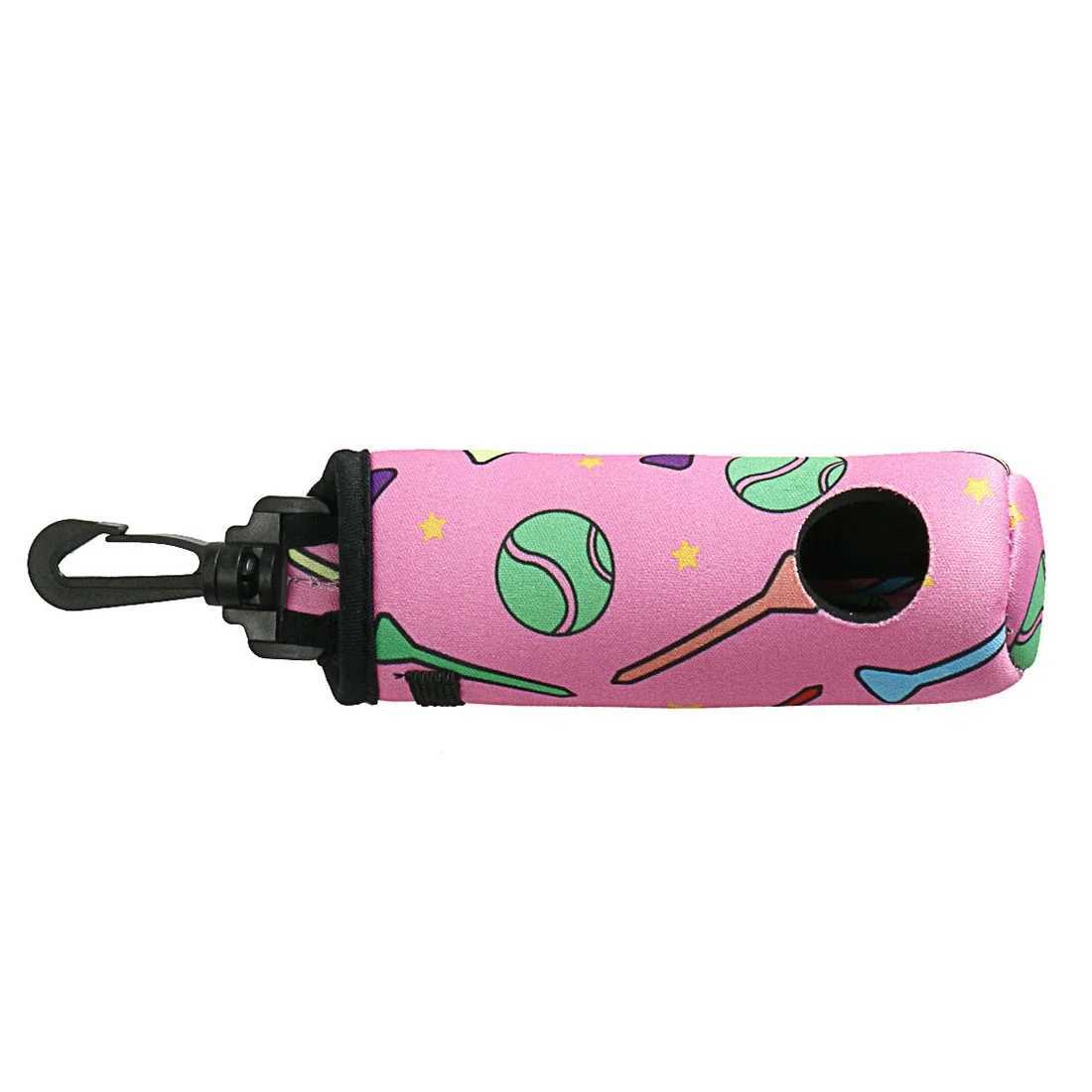 Neoprene Golf Ball Tee Holder Bag Waist Hanging Golf Ball Storage Bag with Swivel Snap Buckle for Women Men Golf Club Training J251008