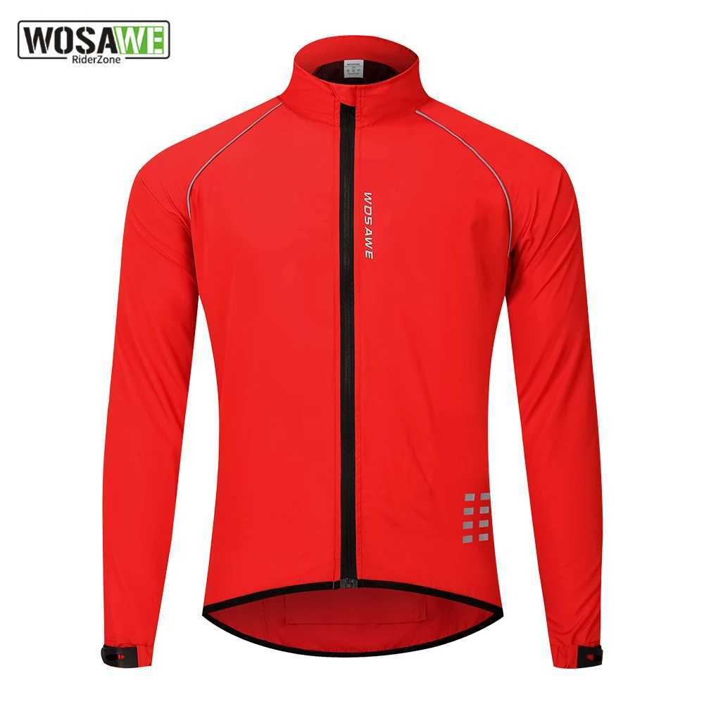 WOSAWE Windproof Cycling Jackets Summer Light Weight Bicycle Jackets Windbreaker Riding Outdoor Sunscreen Riding Equipment J251008